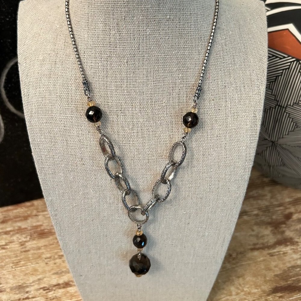 Silpada N1454 Smoky Quartz Sterling Silver Necklace